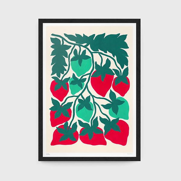 Evermade Strawberries Art Print A3