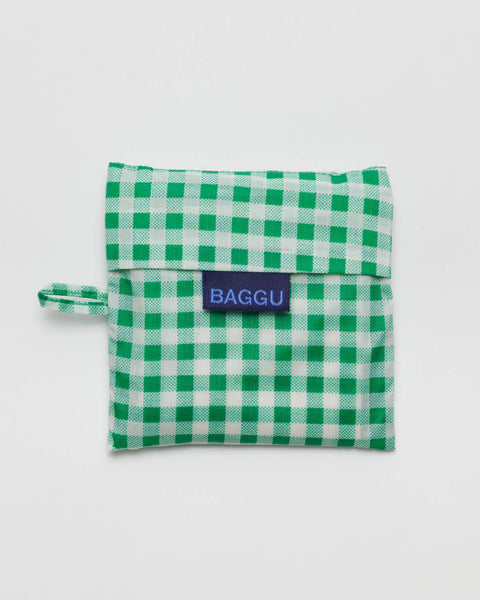 Baggu Standard Green Gingham