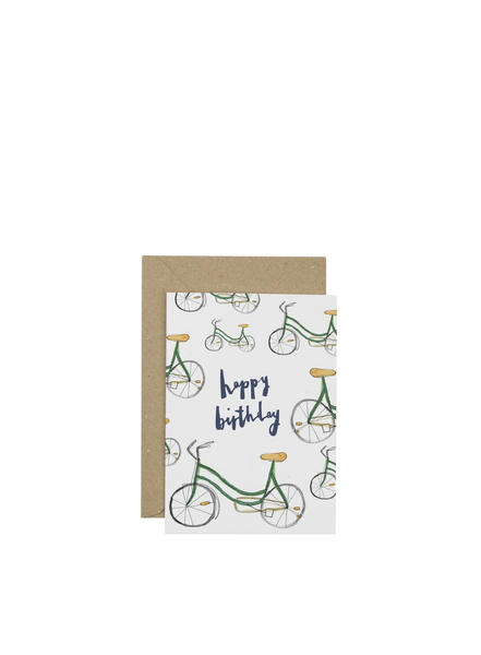 Plewsy Cards Happy Birthday Bike Greetings Card From Plewsy