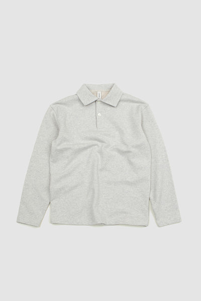 Another Aspect Another Polo Shirt 1.0 Light Grey Melange