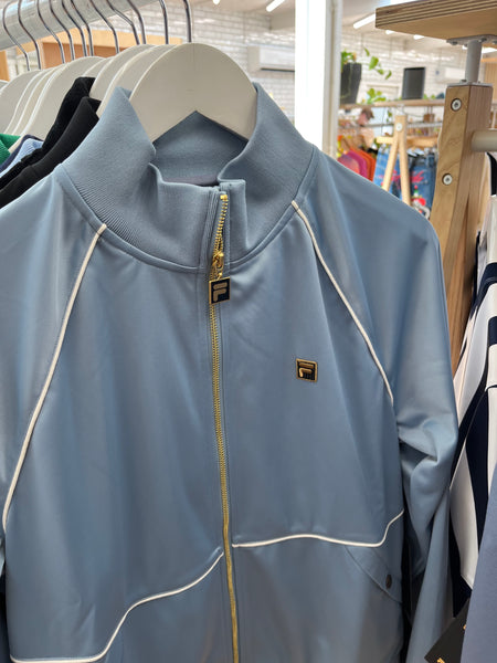 Fila Tristan Track Top With Piping Detail Sky