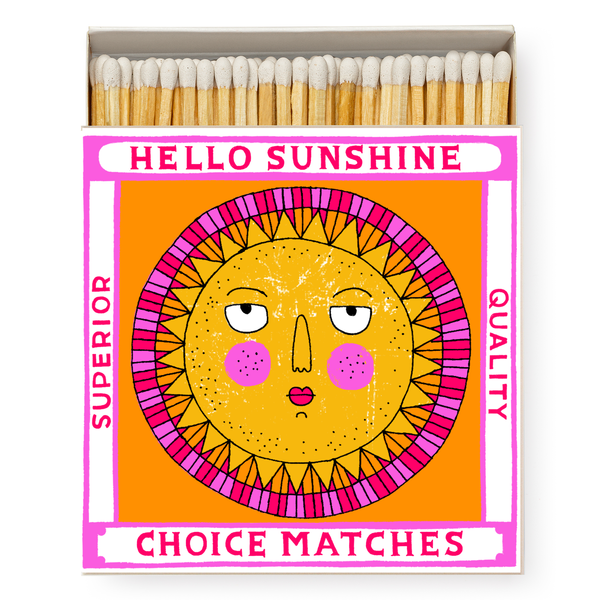 Archivist Matches Boxed Hello Sunshine