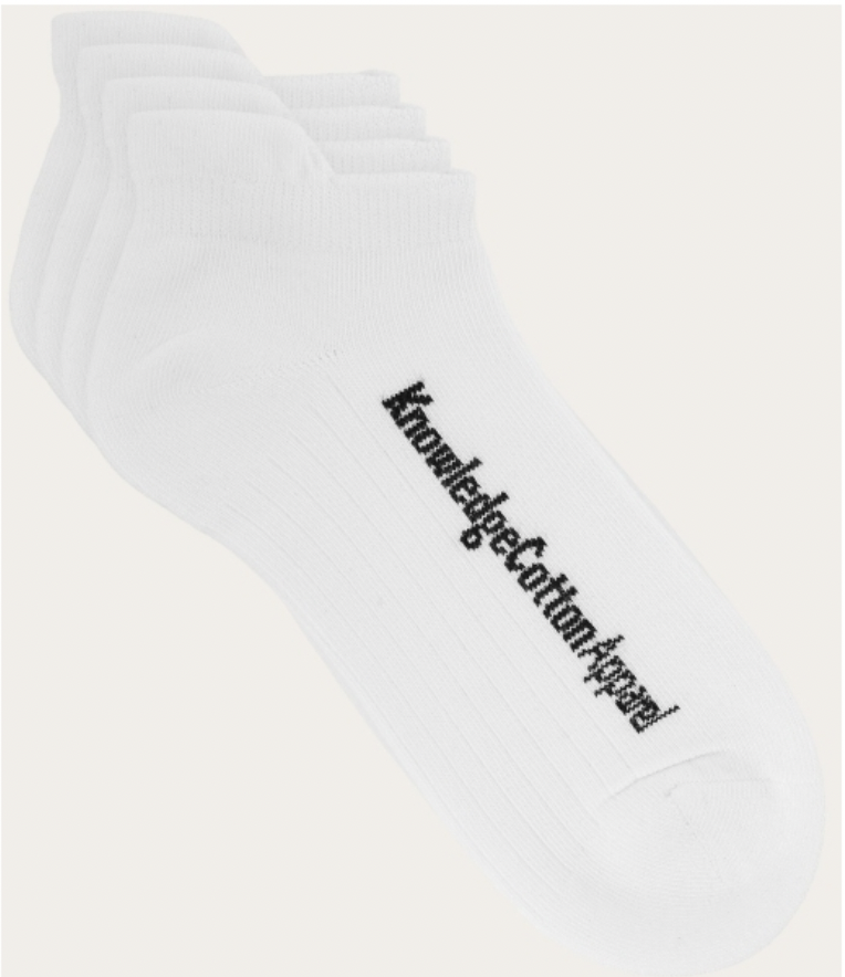 Knowledge Cotton Apparel  4130001 2 Pack Footie Bright White 