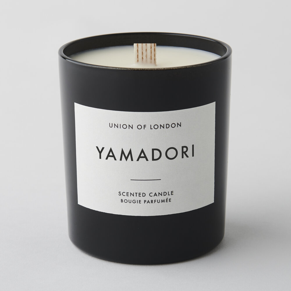 Union Of London Yamadori Large Black Candle