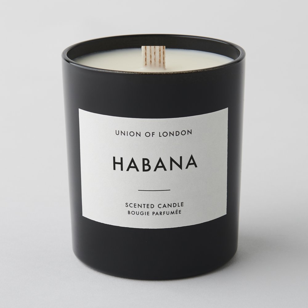 union-of-london-habana-large-black-candle