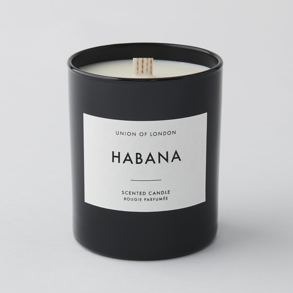 Union Of London Habana Medium Black Candle 
