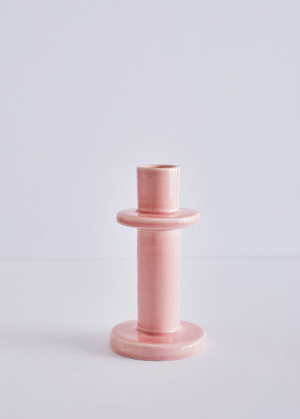Heather Evelyn Tall Pink Candle Holder