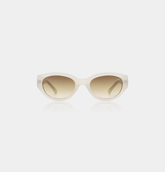 A.Kjaerbede  Winnie Cream Bone Sunglasses