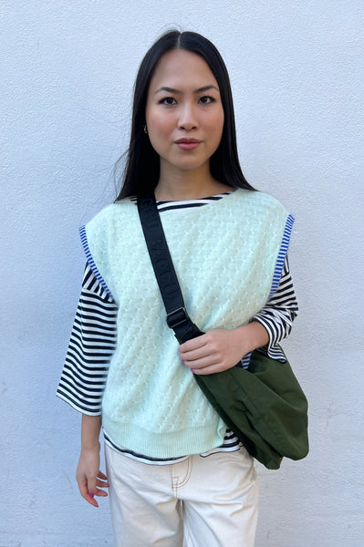 Bellerose Diow Canary Green Sweater Vest