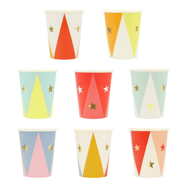 Meri Meri Circus Cups (x 8)