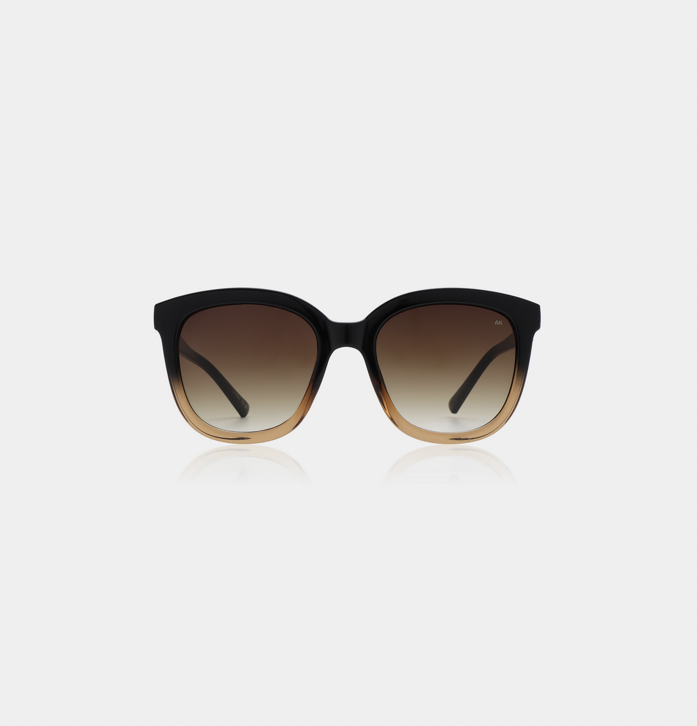 A Kjærbede Billy Black/Brown Transparent Sunglasses
