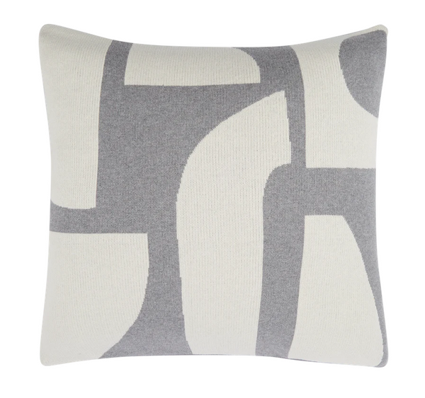 Sophie Home Bruten Cushion: Grey (including Duck Feather Filled Inner)