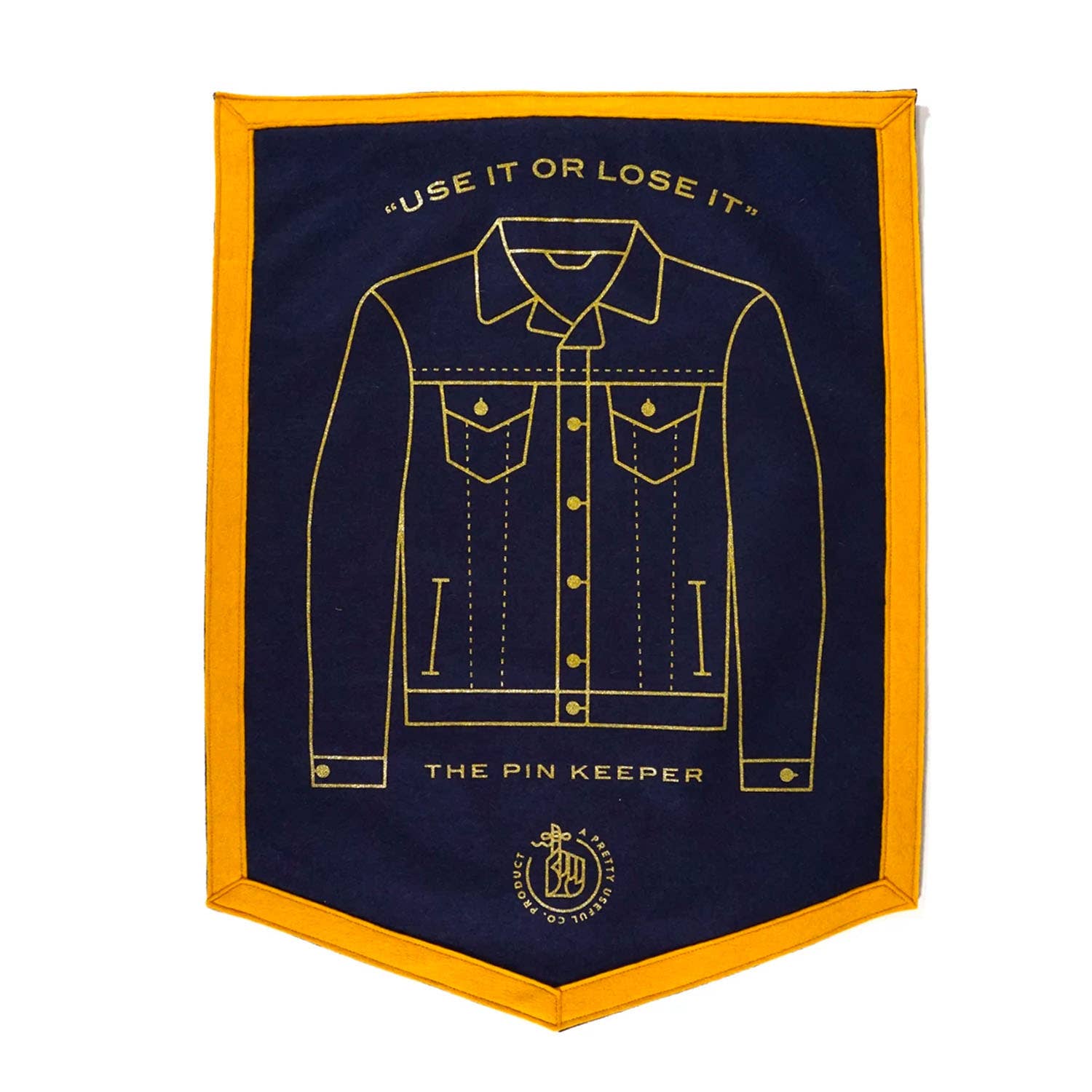 Oxford Pennant Pin Keepers - Denim Jacket Camp Flag