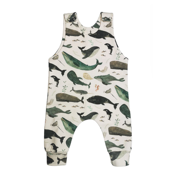 House of Margaux Romper Organic Cotton Whale Song