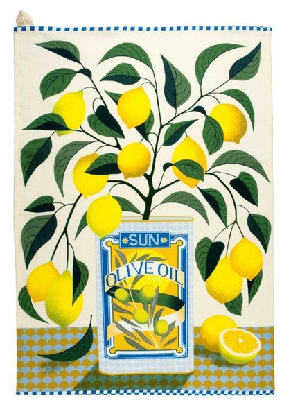 Printer Johnson Lemon Tree Tea Towel