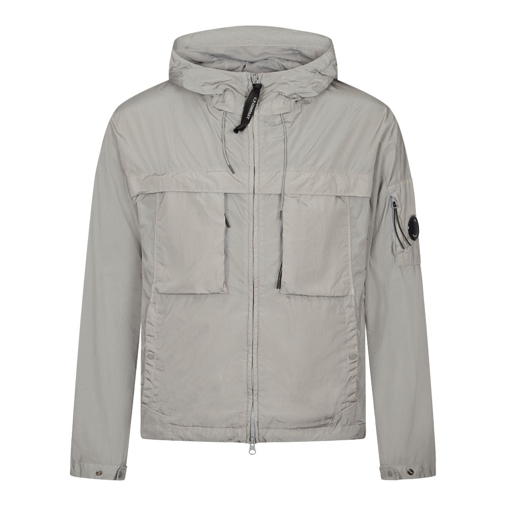 C.P. Company Chrome R Hooded Jacket - Drizzle