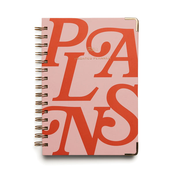 Designworks Ink Undated Perpetual Planner - Plans