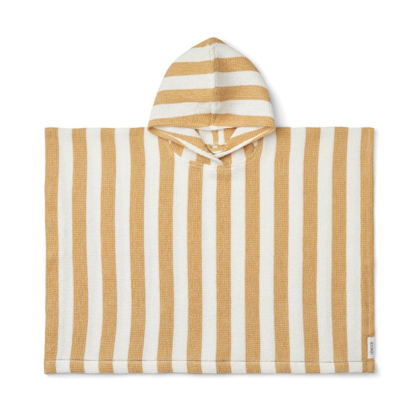 Liewood Paco Waffle Poncho - Yellow Mellow