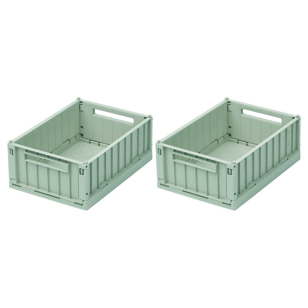 Liewood Pack of 2 Small Peppermint Weston Storage Box  