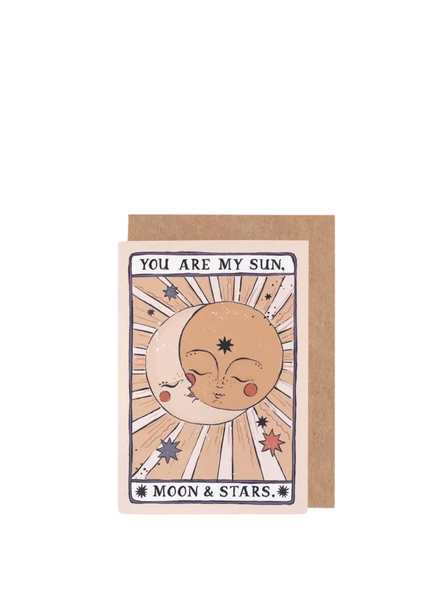 Sister Paper Co Sun, Moon & Stars Card