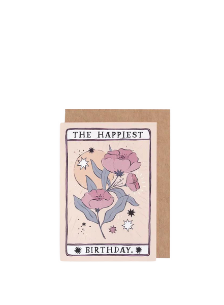 Sister Paper Co Tarot Flower Birthday Card From
