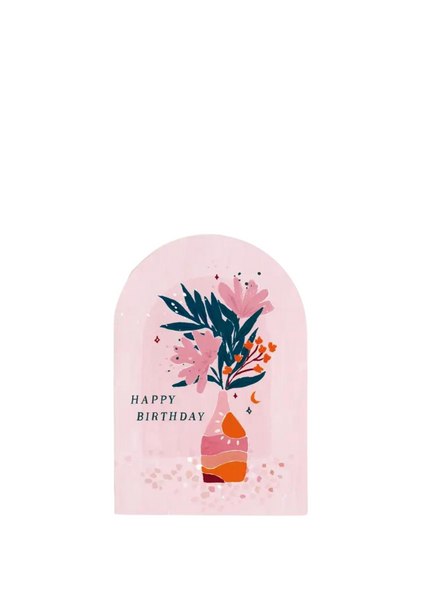 Sister Paper Co Vase Birthday Card