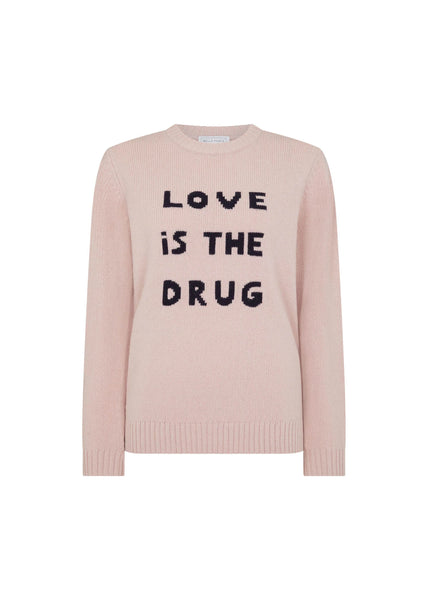 Bella Freud  Love Is The Drug Jumper - Dusty Pink