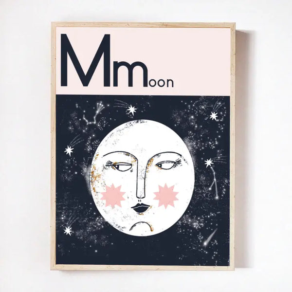 Carole Hillman M For Moon Art Print A3