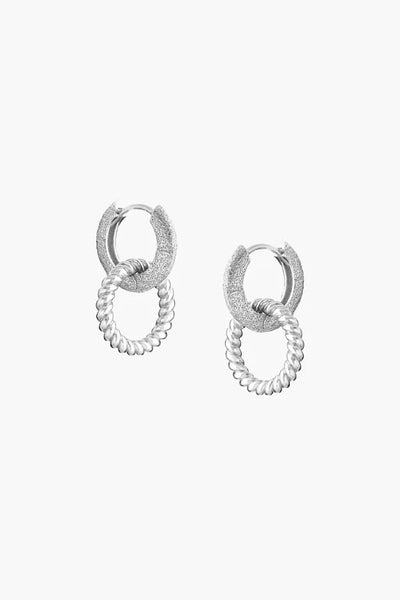 Tutti & Co Ea617s Amber Earrings Silver