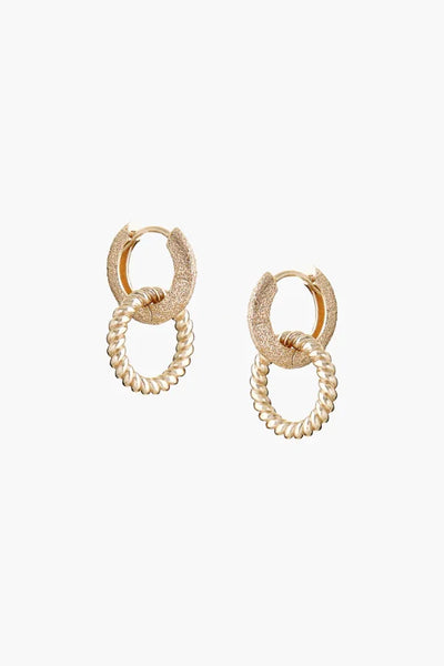 Tutti & Co Ea617g Amber Earrings Gold