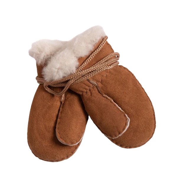 Baa Baby Sheepskin Puddy Mittens with Thumbs SMALL