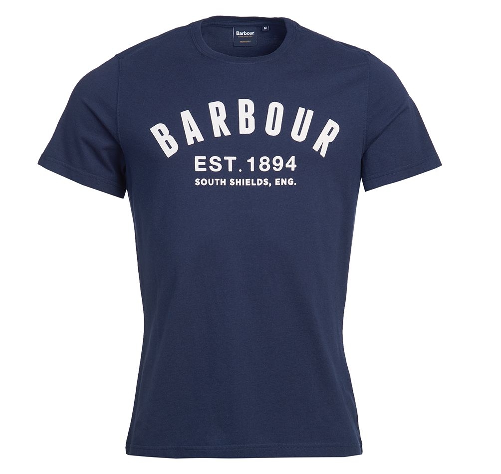 Barbour Barbour Ridge Logo Tee Navy