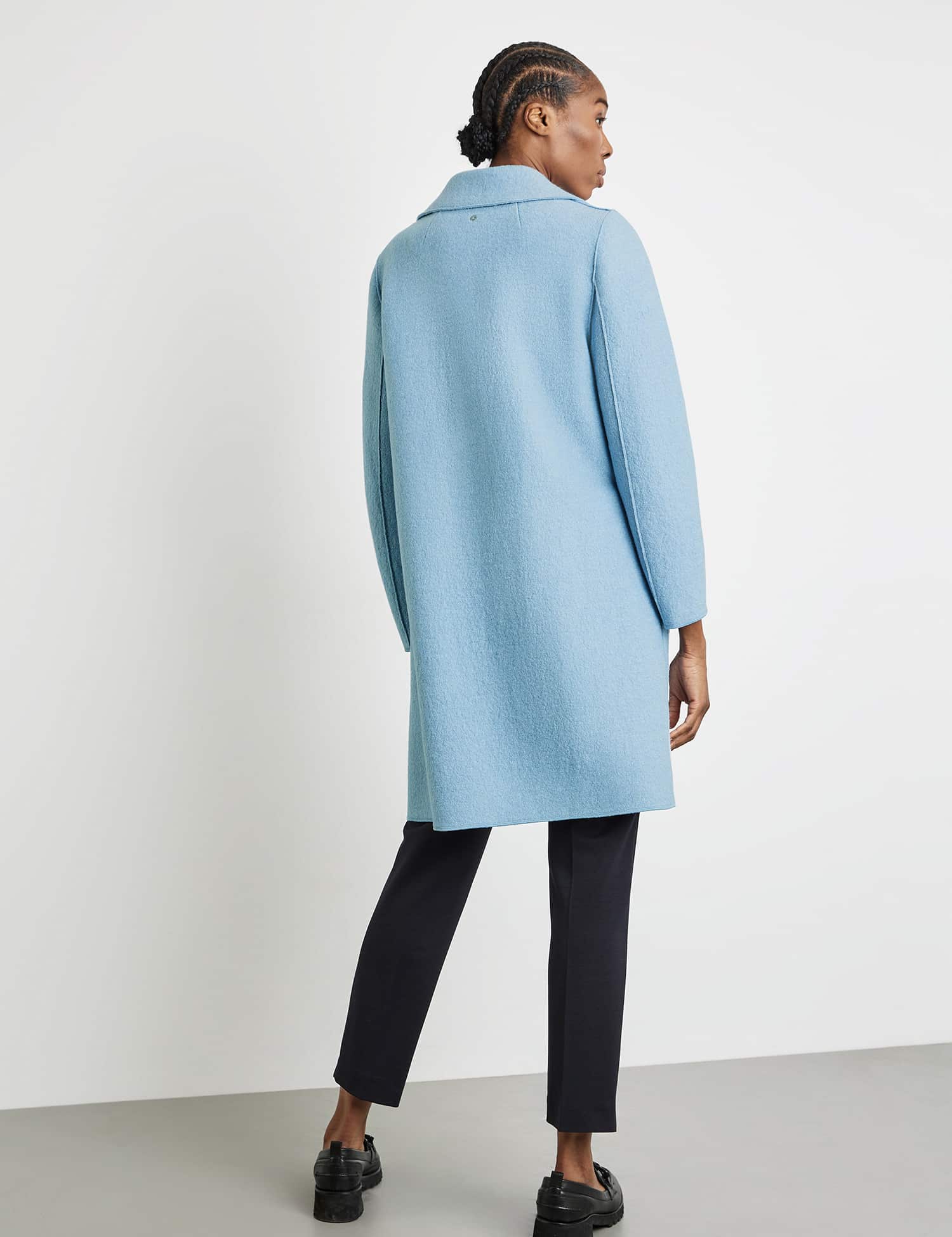 Gerry Weber Coat With Wool And Lapel Collar
