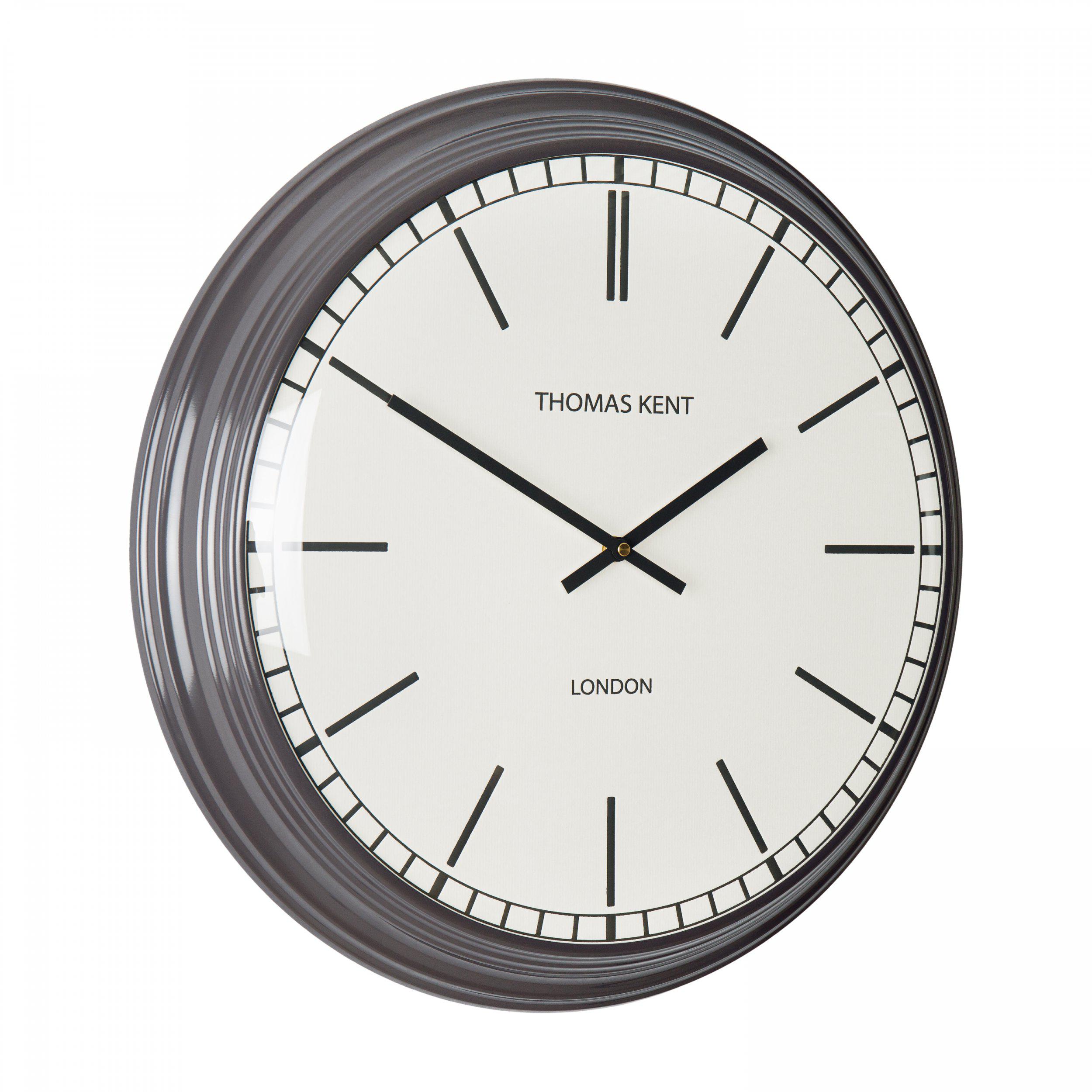 Thomas Kent Slate Grey 20" Haymarket Wall Clock 