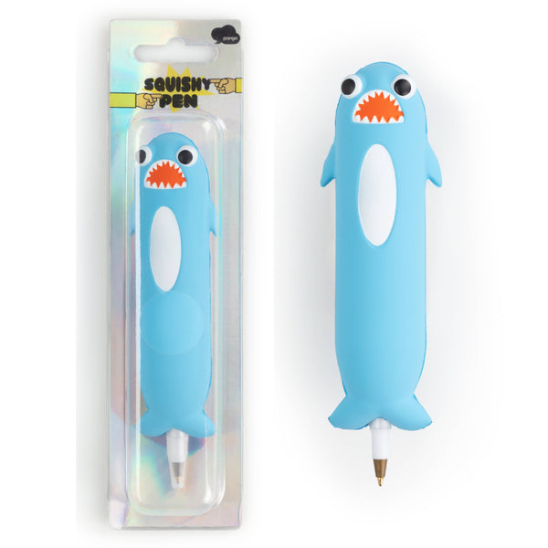 Pango Productions Shark Squishy Pen | Children’s Stationery | Novelty Gifts
