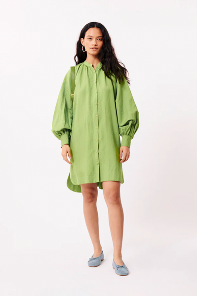 FRNCH Carene Citron Green Dress