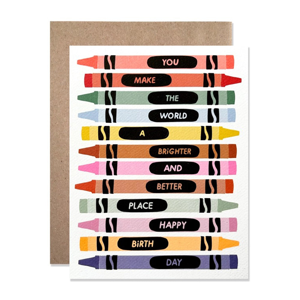 Hartland Hartland Card - Brighter And Better Crayons