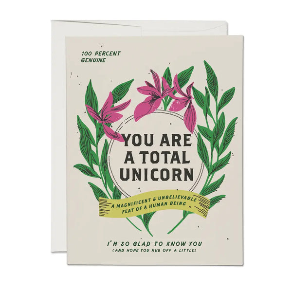 Red Cap Total Unicorn Card