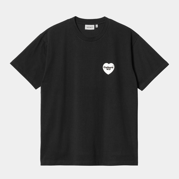 Carhartt T-shirt Heart Bandana Black / White Sto