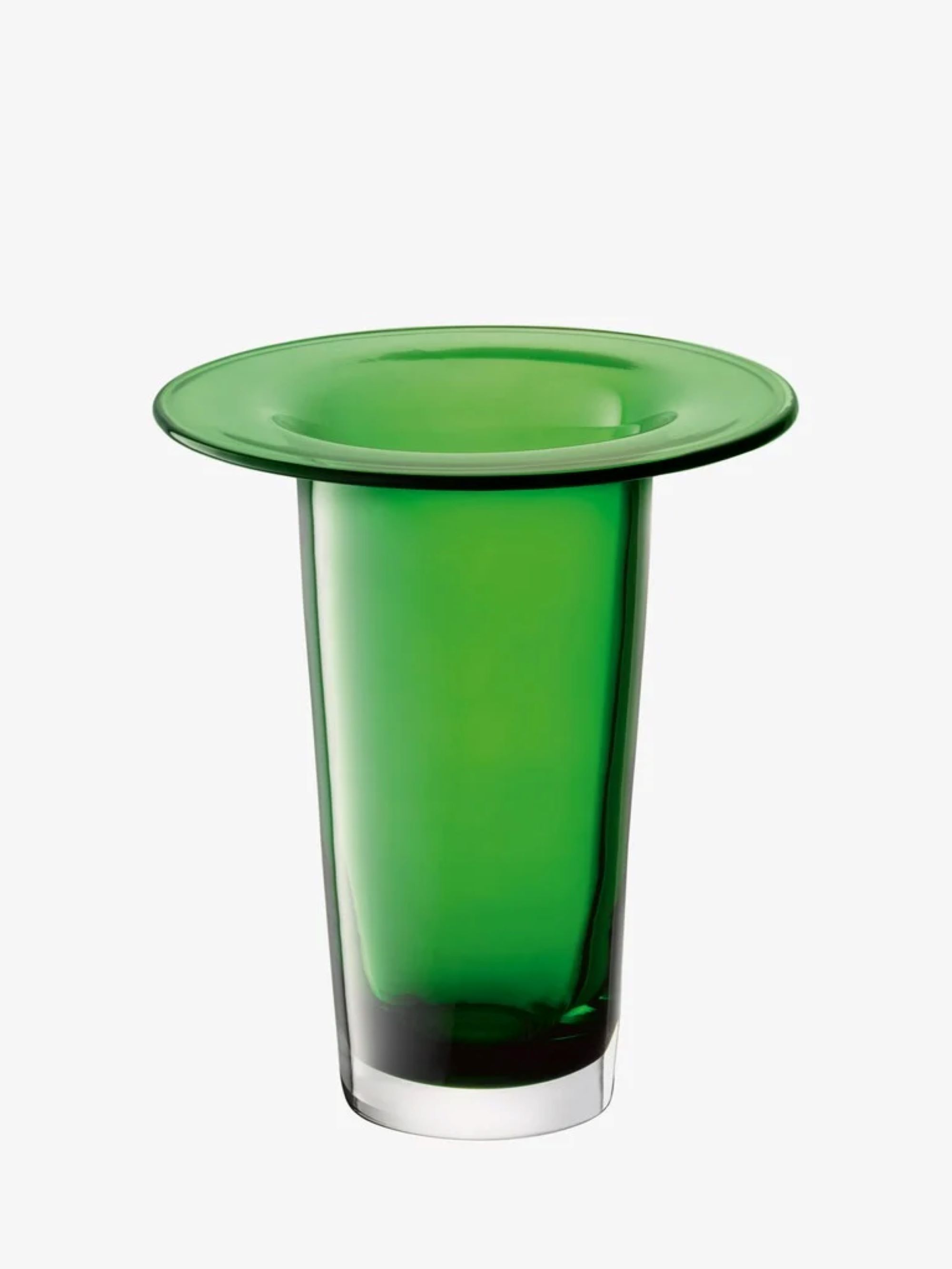 LSA International Fern Green Mouthblown Glass 26cm Victoria Vase/Lantern 