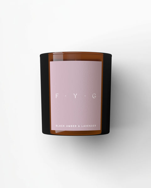 FYG Fyg Black Amber & Lavender Candle
