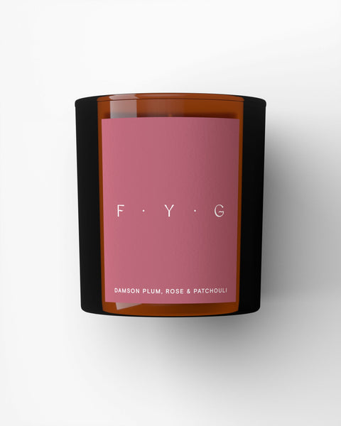 FYG Fyg Damson Plum Rose & Patchouli Candle