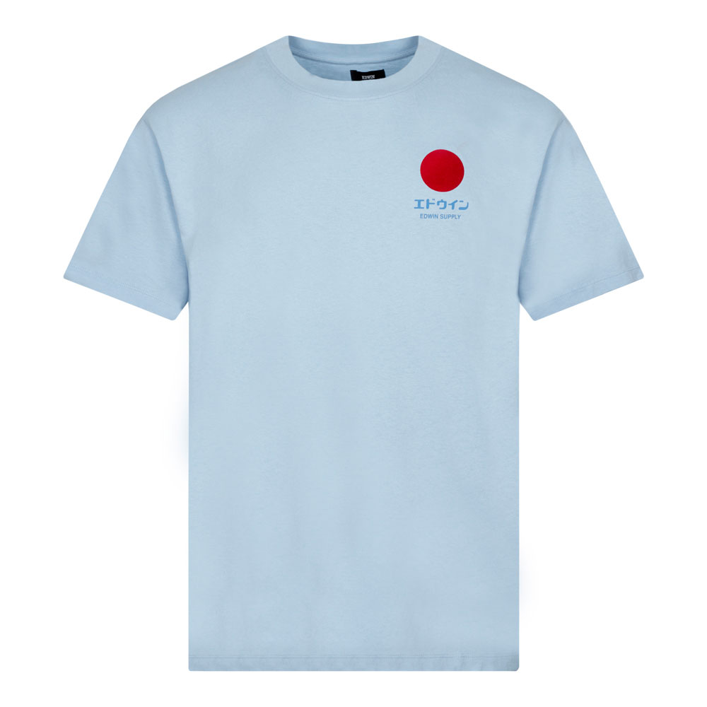 Edwin Japanese Sun T-Shirt - Placid Blue