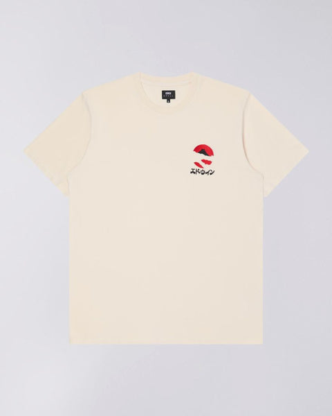 Edwin Kamifuji Chest T-shirt - Whisper White