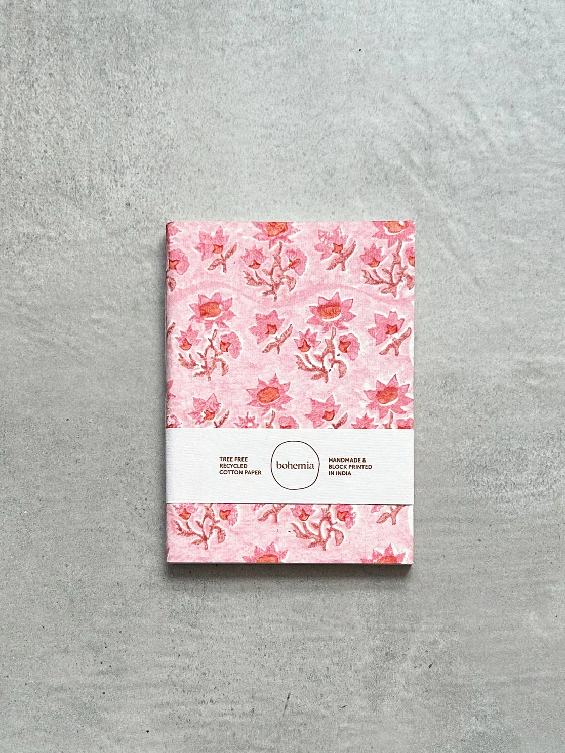 Bohemia Designs Posie Notebook Vintage Pink