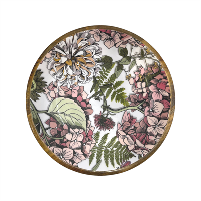 ByRoom Medium Pink Hydrangea Bowl - 25cm