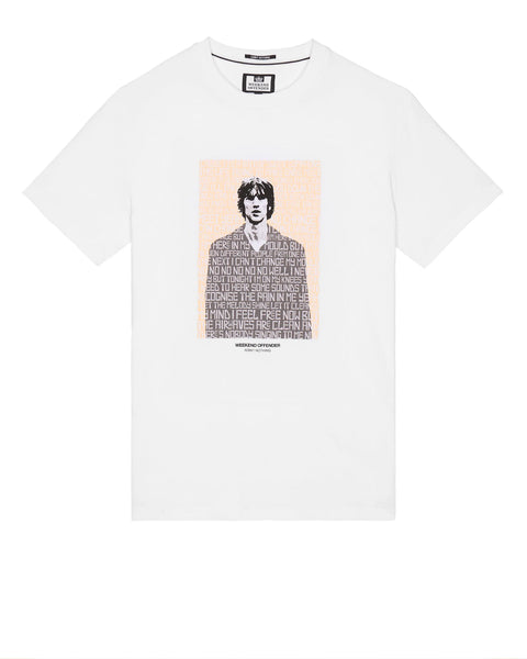 Weekend Offender Symphony Graphic T Shirt In White