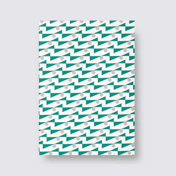 Ola Medium Layflat Notebook -enid Ultramarine/lilac - Plain