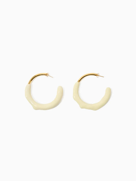 Sunnei Rubberized Hoop Earrings