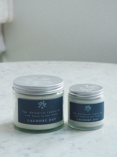 The Botanical Candle Company Laundry Day Soy Wax Candle